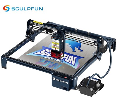 SCULPFUN S30 PRO MAX 20W CNC Laser Engraver Cutter with Auto Air Assist Kit R2K3