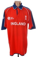 ENGLAND 2007 WORLD CUP CRICKET SHIRT ADMIRAL SIZE XL ADULT