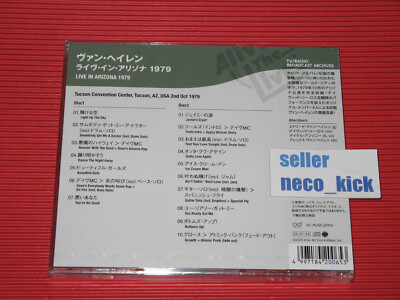 11B VAN HALEN LIVE IN ARIZONA 1979 JAPAN 2 CD | eBay