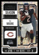 2023 Panini Contenders #18 DJ Moore Season Ticket Retail *Mythic Relics*