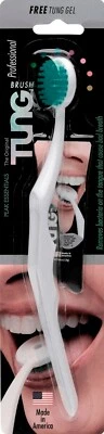 PEAK ESSENTIALS TUNG Brush Tongue Cleaner comes with Sample Gel OR Hygiene Cap - COLOURS VARY