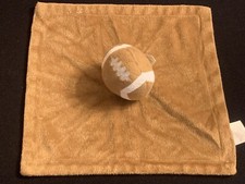 Koala Baby Brown Football Security Blanket Lovey Lovie