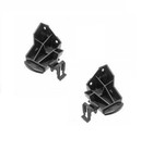 2 GLISSIERE SUPPORT D'AILE PARECHOC ARRIERE PACK M BMW SERIE 3 E46 BERLINE COUPE