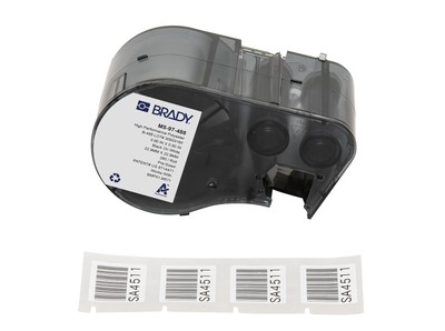 Brady Authentic M5-97-488 Solvent Resistant Polyester Labels 0.9 in H x 0.9 in W
