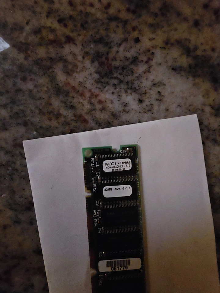 32 mb  MEMORY stick upgrade nec MC-454ad645f-a10 RAM chip - Image 2 of 4