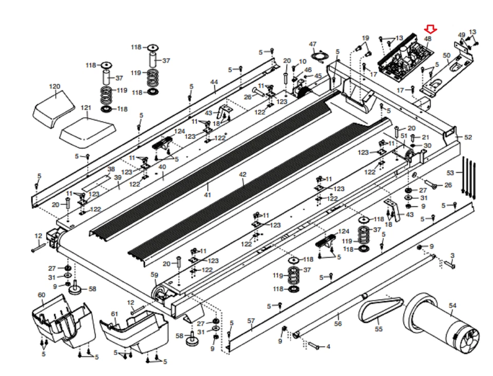 Placa de fuente de alimentación para cinta de correr Nordictrack 1750 2450 2950 X32i X22I 424108 Foto 3 de 3