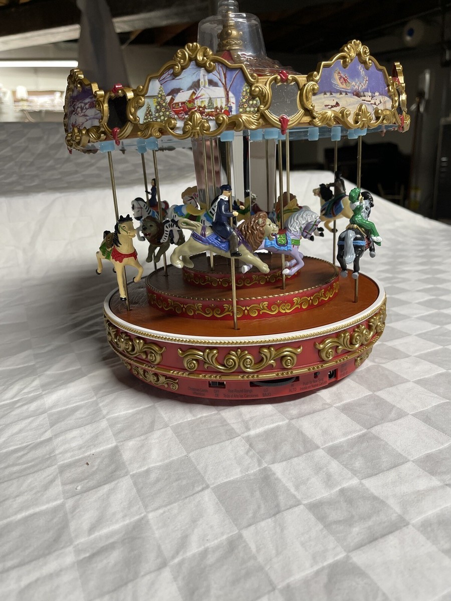 Mr christmas Triple Decker Carousel, Works Great, Led Lights , 50
