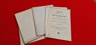 alter orig. Bauanleitung / Lade Liste einer Kriegs Baracke mod. 1916 1. WK