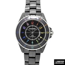 Chanel J12 Electro H7122 Ceramic 38mm Black Dial Automatic Men's #KRW159