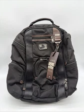 TUMI 22382HKH ALPHA BRAVO KINGSVILLE DELUXE BLACK NYLON BACKPACK TRAVEL CARRYON 