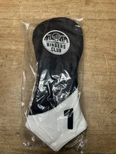 NEW Leather Links And Kings Binders Club Navy Curve Head Driver Headcover Misc 5