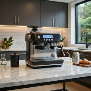 Sage Barista Pro Kaffeevollautomat in Schwarz Edelstahl, SES878BST