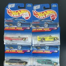 Hot Wheels Low N Cool Series 164 Diecast Cars Lot Of 4 Hot Wheels Low N Cool Series 164 Diecast Cars Lot Of 4