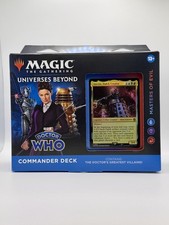 MTG Universes Beyond Doctor Who Masters of Evil Commander Deck Sealed