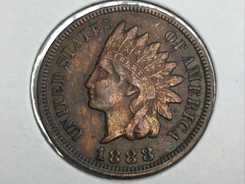 1888 Indian Cent in extra fine
