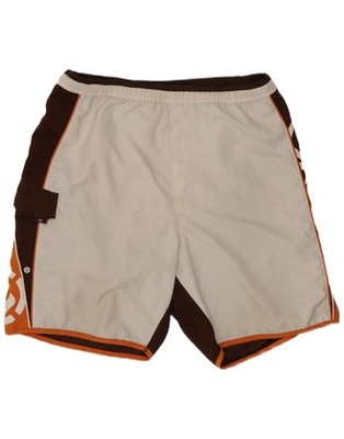 Animal Herren Grafik Badeshorts Large weiß Colourblock Polyester BX05