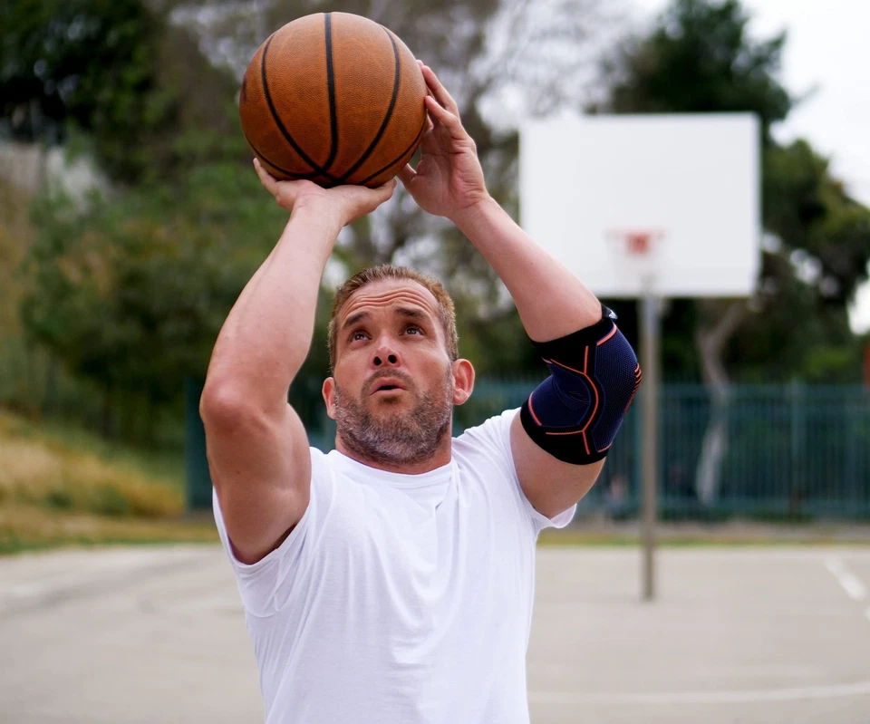 Kunto Fitness Elbow Brace Compression Support Sleeve for Tendonitis, Tennis E... - Image 4 of 4