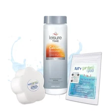 Leisure Time Calcium Booster 1 LB with My Garden Pool 20 Ct. Test Strips &...