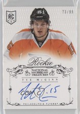 2013-14 Panini National Treasures Rookie Auto 73/99 Tye McGinn #124 Auto 1e15
