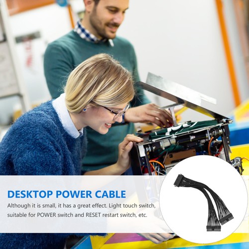 ATX Power Supply Extension Power Cable 1 to 2 24pin Power Extension Wire - Afbeelding 10 van 12