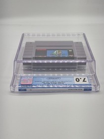 Super Mario World (SNES, 1991) CGC 7.0 Graded Cart Not WATA, PSA, VGA