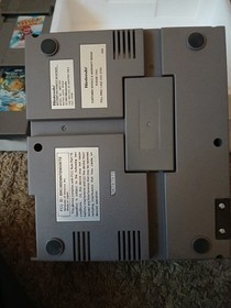 Original Nintendo NES-001 Action Set Bundle with games