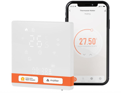 Smartes Thermostat für Wasser/Kombikessel Heizung | Matter over WiFi | Tuya