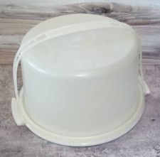 Tupperware White Cake Carrier Taker Saver 683, 684, 624