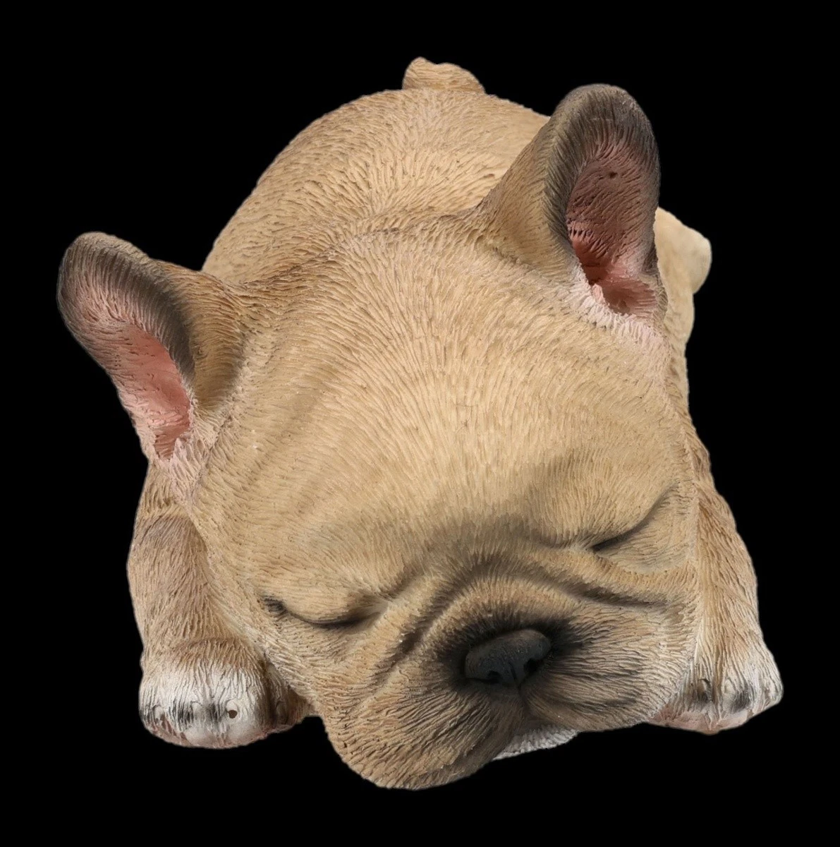 Hundefigur Welpe Schlafende Französische Bulldogge - Züchter Geschenk-H 8 cm
