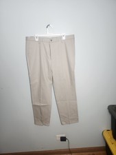 Dockers Signature Khaki Slim Fit Pants Mens 38x30 Stretch Performance NWT Beige