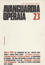 Avanguardia Operaia (n. 23 marzo 1972) - AA.VV. (Sapere edizioni) [1972]