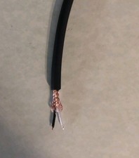 MICROPHONE CABLE NOISELESS SHIELDED 2 COND HEAVY COPPER BRAID BALANCED 500FT