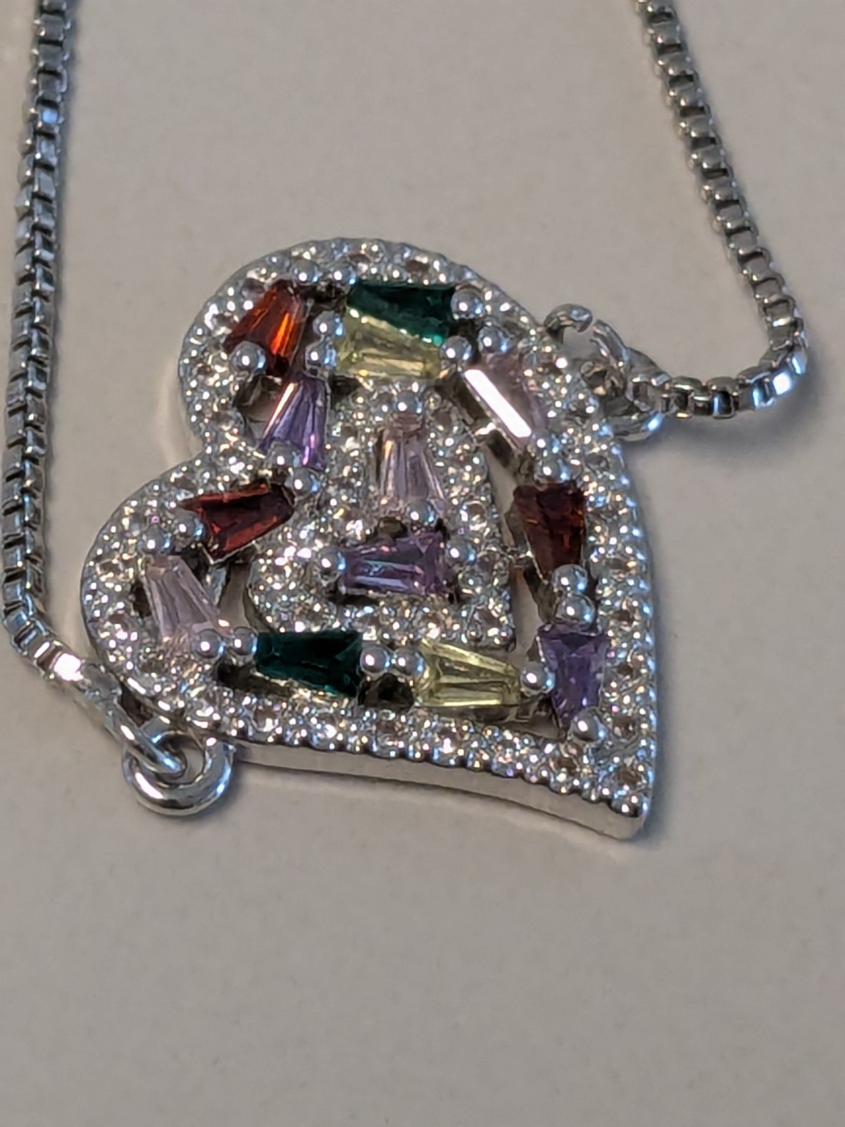 Silver Tone Toggle Adjustable Bracelet Pendant Mu… - image 2