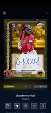 Topps Bunt Gilded Collection 25 Jhonkensy Noel Blue Signature Legendary DIGITAL