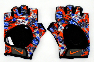 Nike Gym Ultimate Gloves Women's Medium Fitness Black/Team Orange