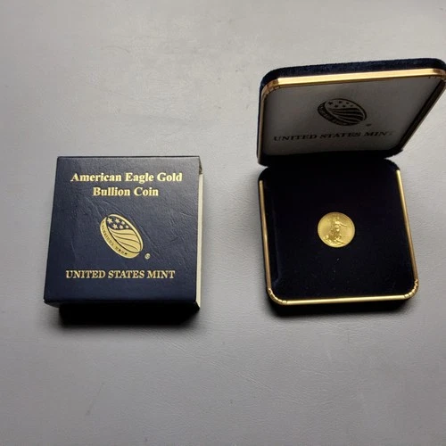 2020 american eagle gold bullion $5 coin - 1/10th oz fine gold