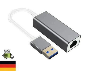 USB-3.0 auf RJ45 LAN Adapter 100 Mbps Ethernet Netzwerkadapter für Laptop PC