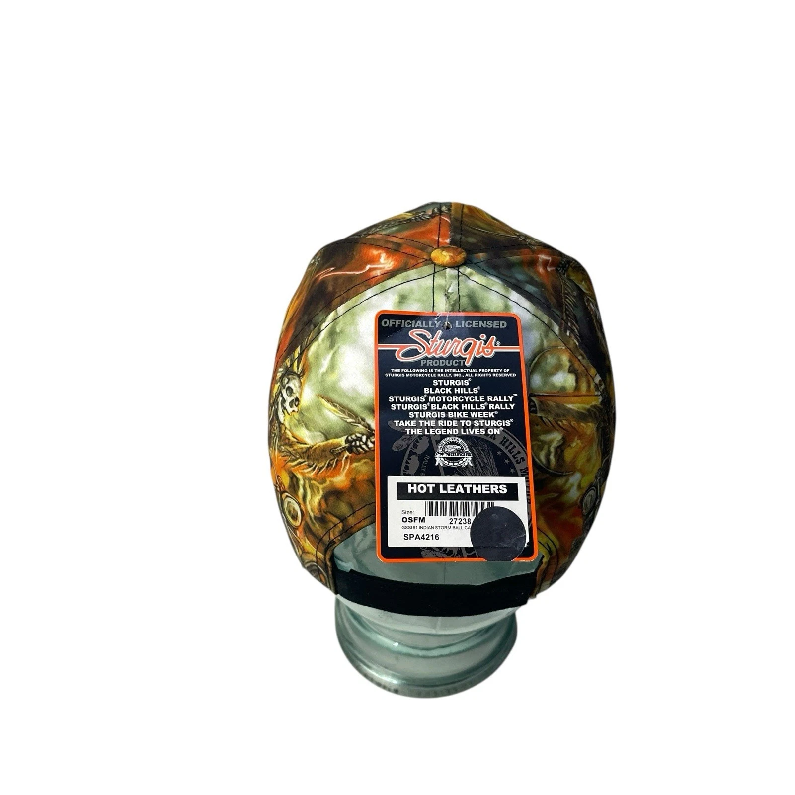 Black Hills Motor Classic 2016 Sturgis 76th Annual Strapback Hat AOP Cap NEW