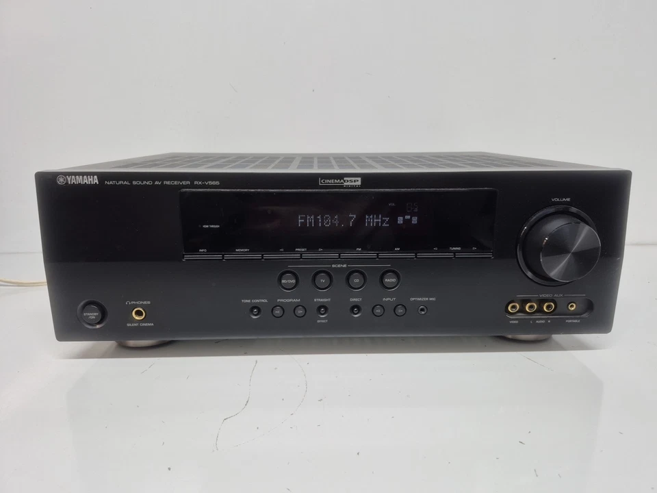 Yamaha RX-V565 7.1 Channel HDMI Home Theater Dolby Surround Sound Receiver  - Image 2 of 4