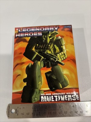 Newage Legendary Heroes No. 46B Arsonist Wildfire Multiverse New Sealed
