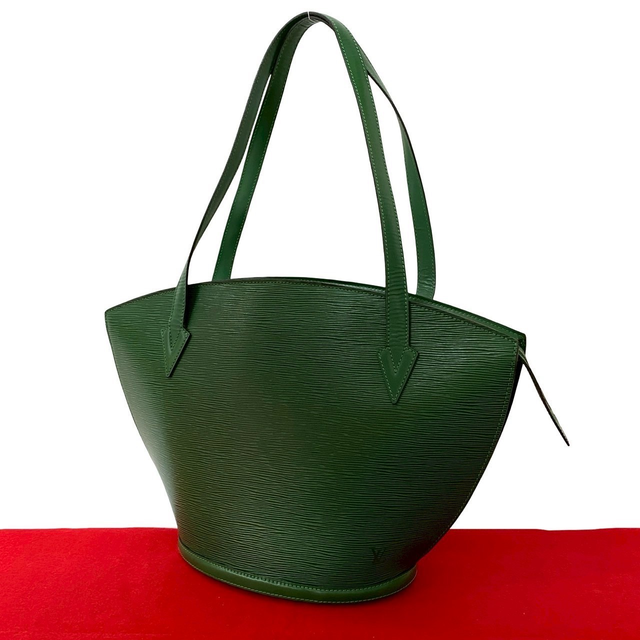 Louis Vuitton Green Epi Leather Sunjack Shopping Tote Bag 50094-image