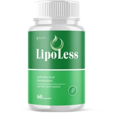 (1 Pack) Lipo Less Advanced Energy & Fitness Supplement LipoLess 60 Capsules