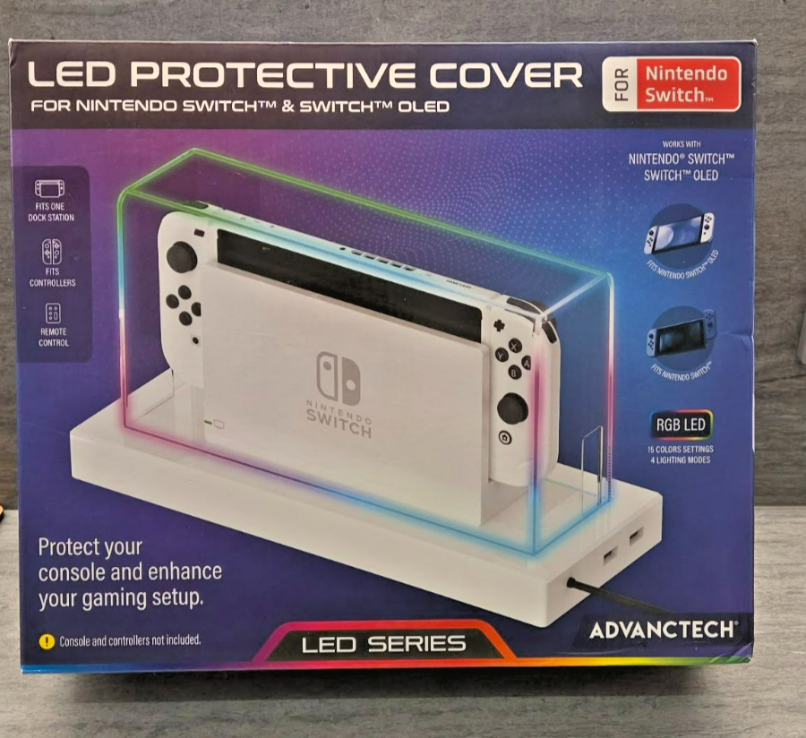 Nintendo Switch venomx4 Switch Stand Led Nintendo Venom LED Console Cooling Stand For