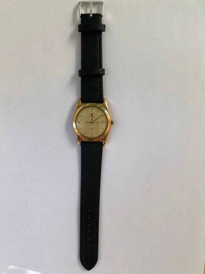 Raro Reloj Hombre Breil 10695 Hecho en Suiza Cuarzo Fecha 7 Joyas 35mm Años 90 Foto 3 de 4