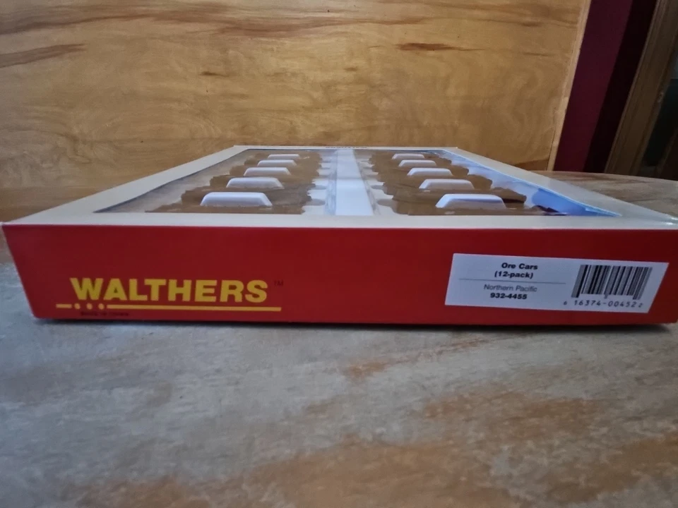 Walthers HO Scale 932-4455 Ore Cars 12-pack Set Northern Pacific NP NEW IN BOX - Image 4 of 4