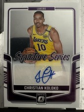 2024-25 Panini Donruss Optic - Signature Series Christian Koloko, Christian...