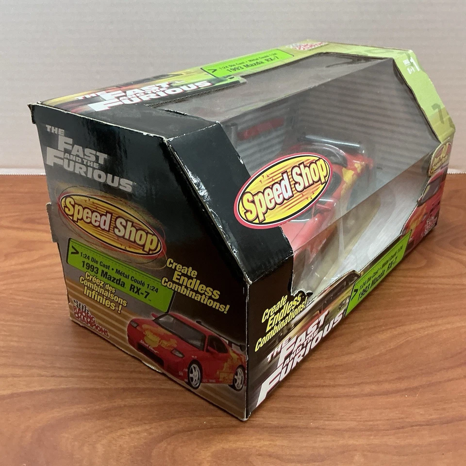 Fast & Furious 1994 Mazda RX-7 1/24 Racing Champions Speed Shop Ships From U.S.A - Image 4 of 4