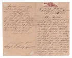 CIVIL WAR LETTER - 3rd NH Infantry - In Hospital Wounded BATTLE DEEP BOTTOM !