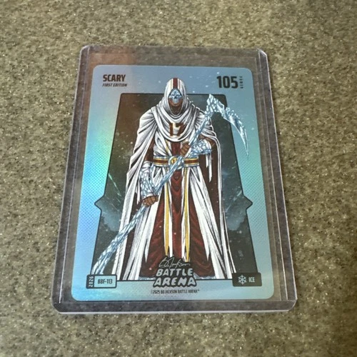 Bo Jackson Battle Arena 2026 Scary Chillin\' Ice Blue Battlefoil 105 PWR