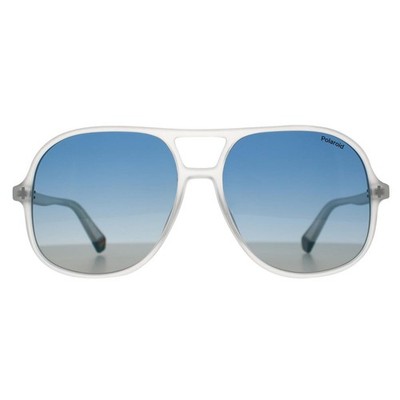 Polaroid PLD 6217/S 2M4 Z7 mattierte Sonnenbrille blauem Farbverlauf polarisiert